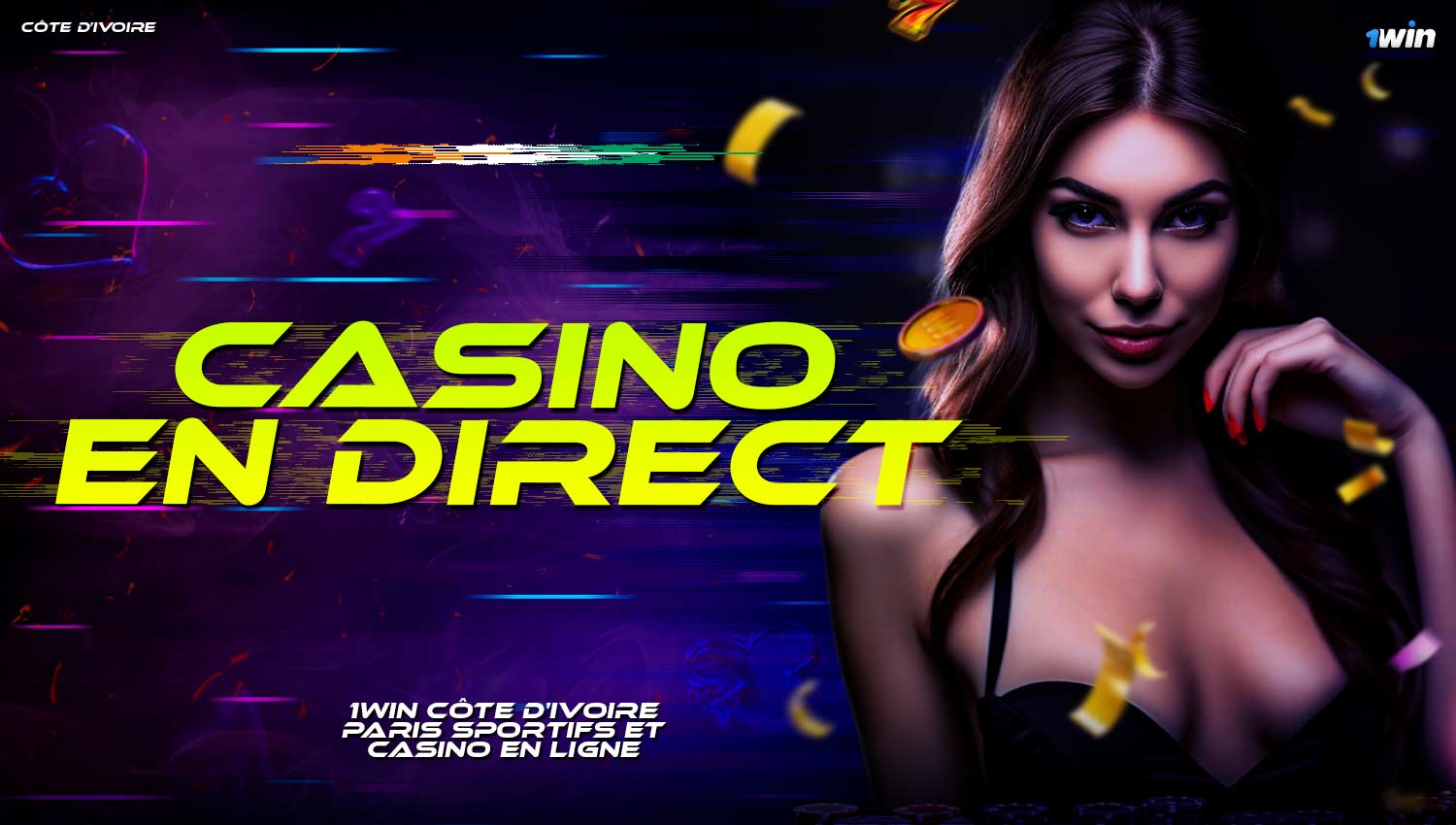 Examen détaillé de la section "Casino en direct" sur la plateforme 1win.