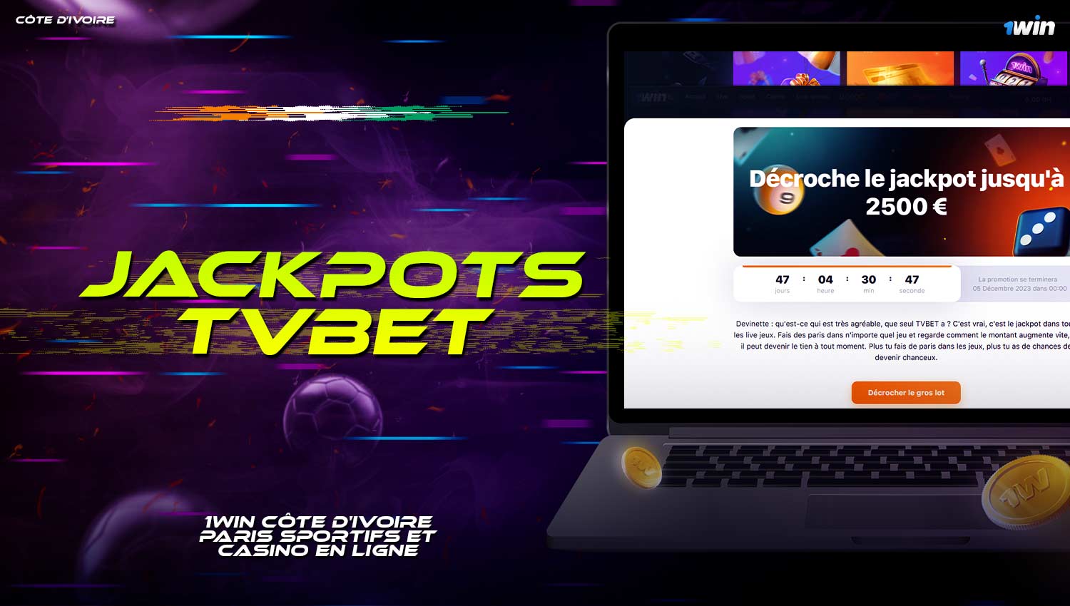 Examen des promotions Jackpot de 1win pour les jeux TVBet au Live Casino.
