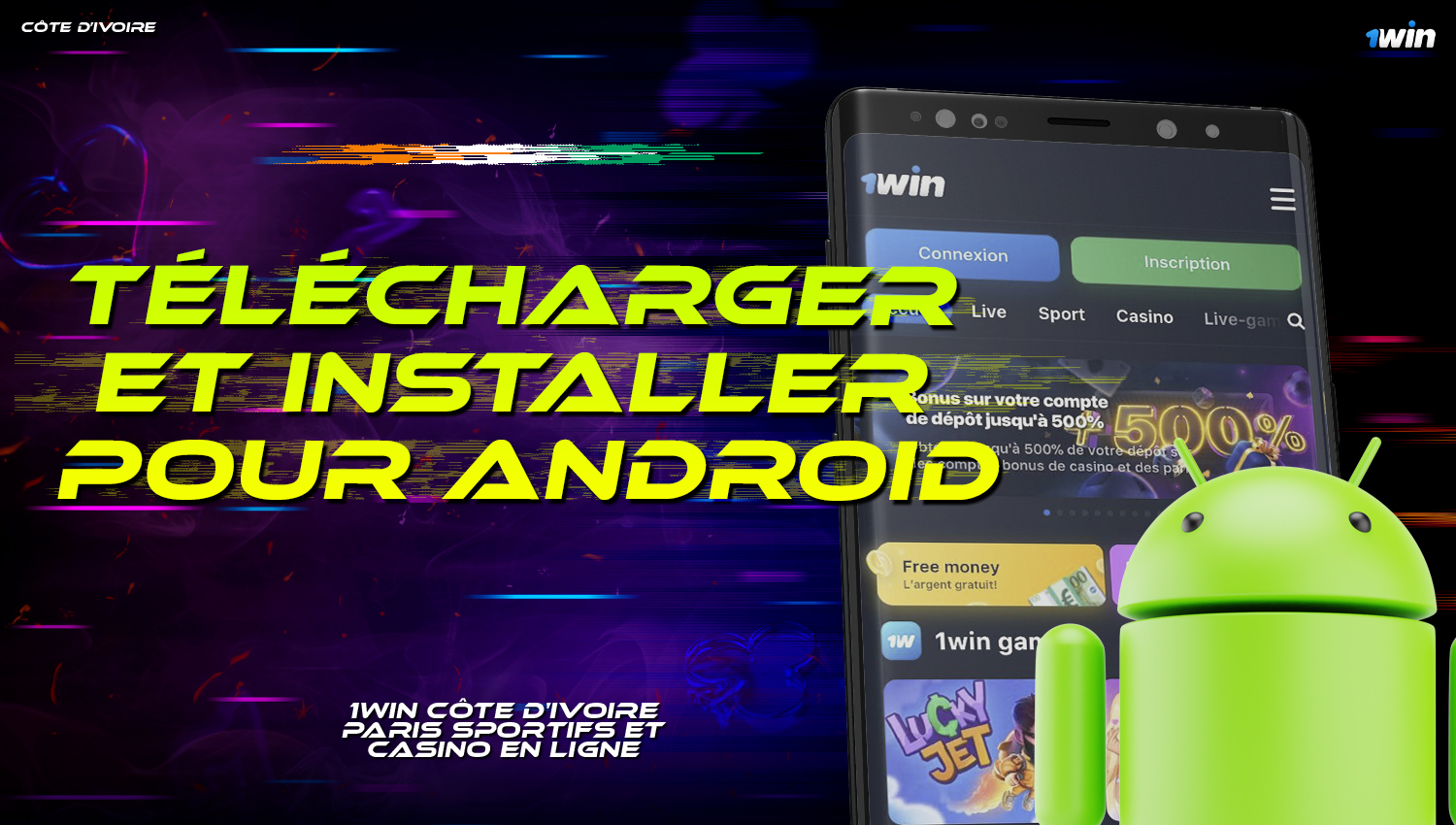 Télécharger et installer l'application mobile 1Win sur Android 