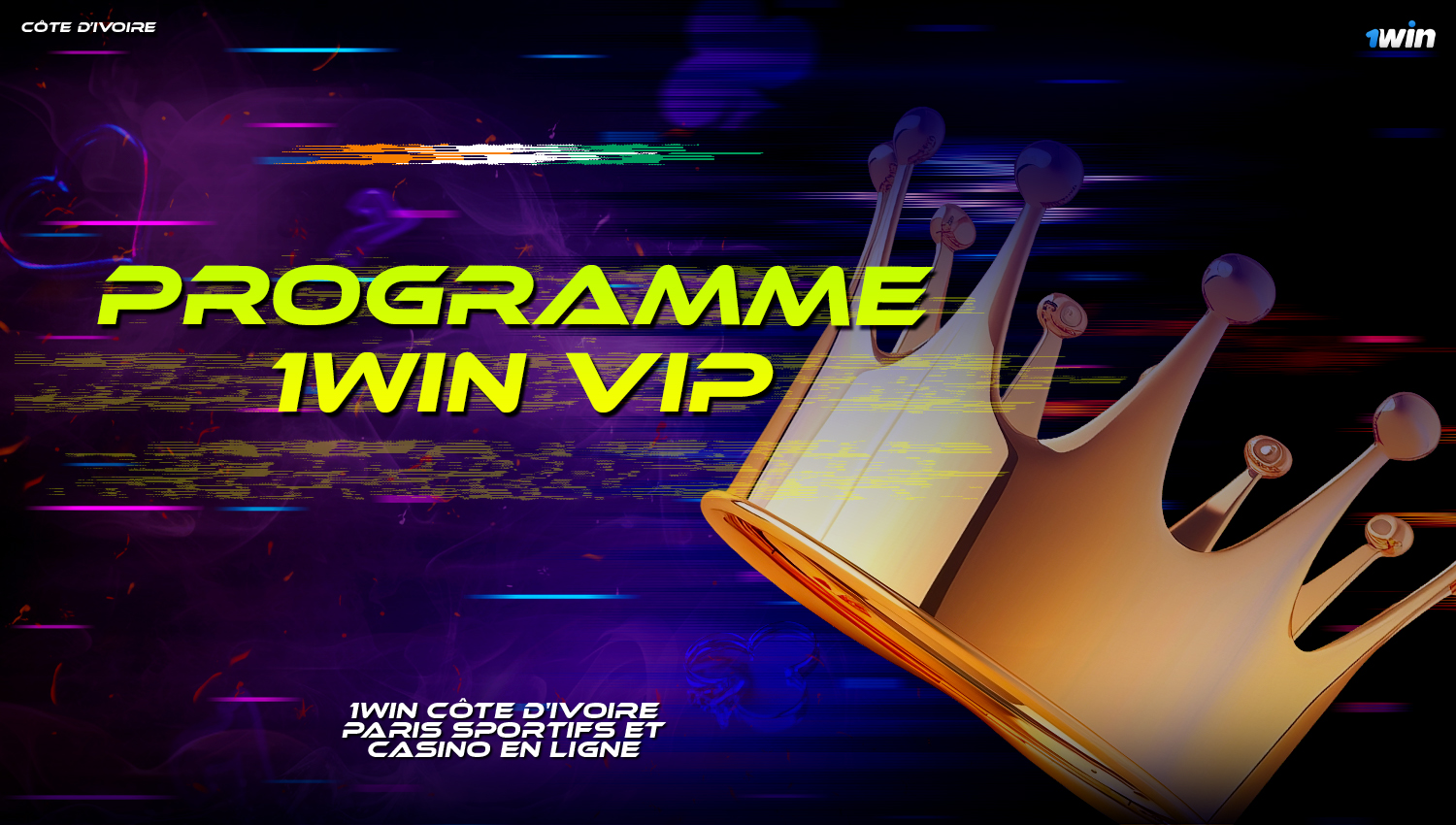 Programme VIP de 1Win pour les amateurs de paris sportifs de Côte d'Ivoire 